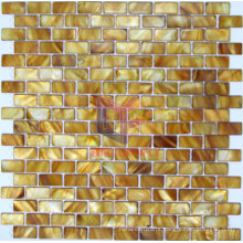 Brown Color Mother of Pearl Shell Mosaic Tile (CFP103)